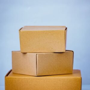 Pack Hub Kraft (Brown) Mailing Boxes Stacked