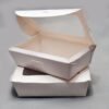 Pacxk Hub White Salad Plate (Side Lock) Opened on Top