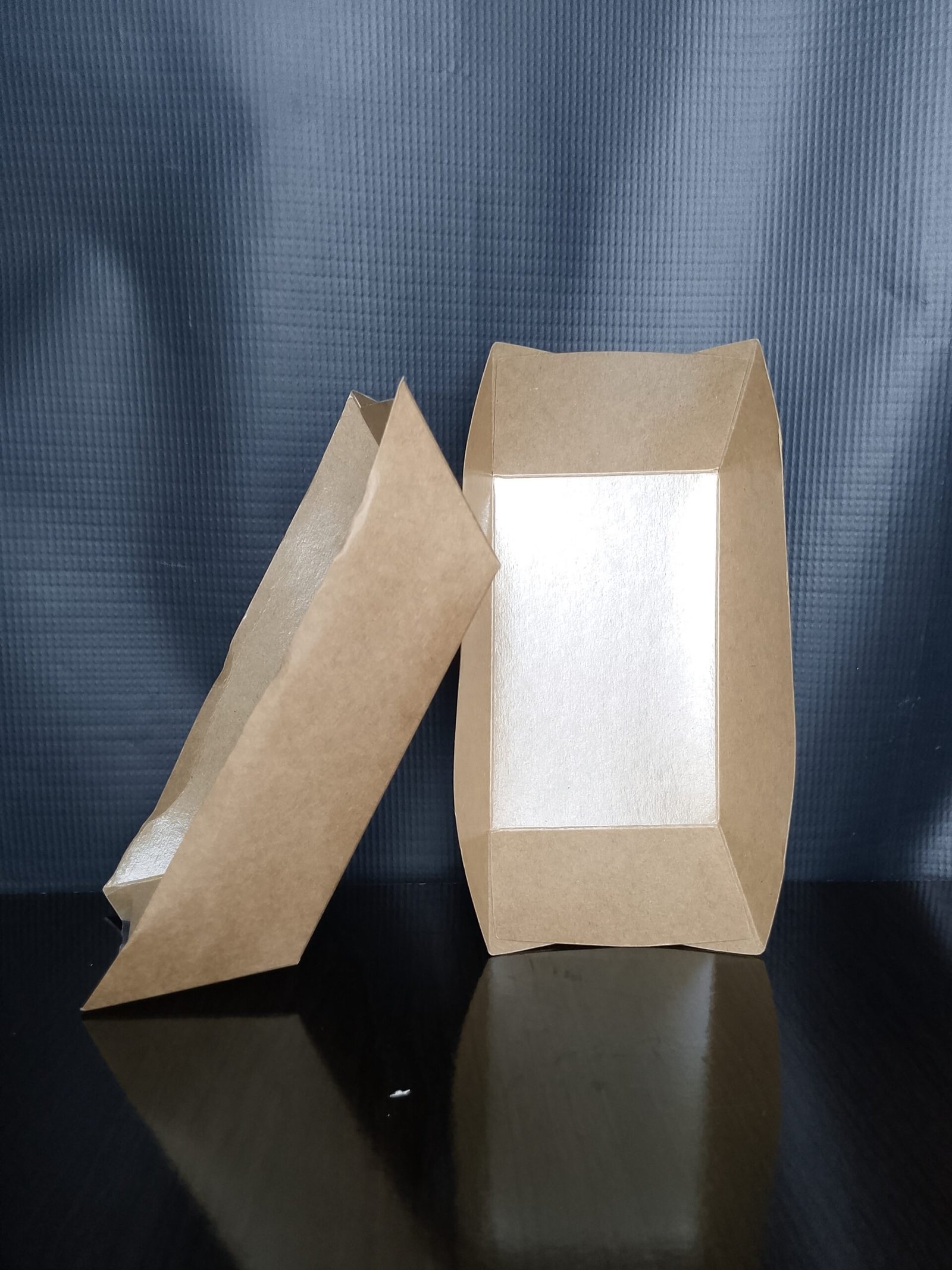 Large Kraft (Brown) Boat Tray - Image 3