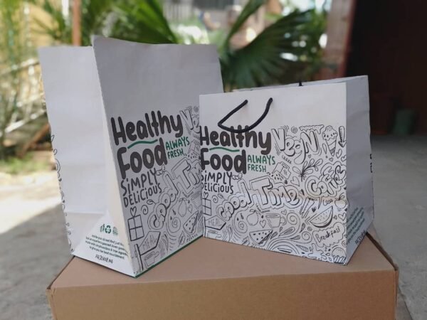 Good Time White Gift Bag (Rope Handle) - Image 4