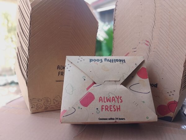 Good Time Kraft (Brown) Lunch Pack (Full Colour Design) - Image 3