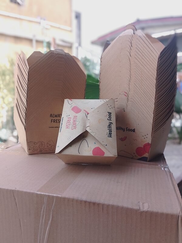 Good Time Kraft (Brown) Lunch Pack (Full Colour Design) - Image 4