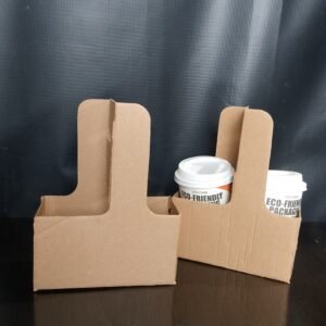 Kraft (Brown) Corrugated Cup Holder (2 Cups)