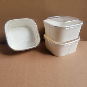 650ml White Square Soup Bowl
