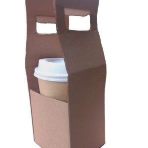 Kraft (Brown) Corrugated Single Cup Holder