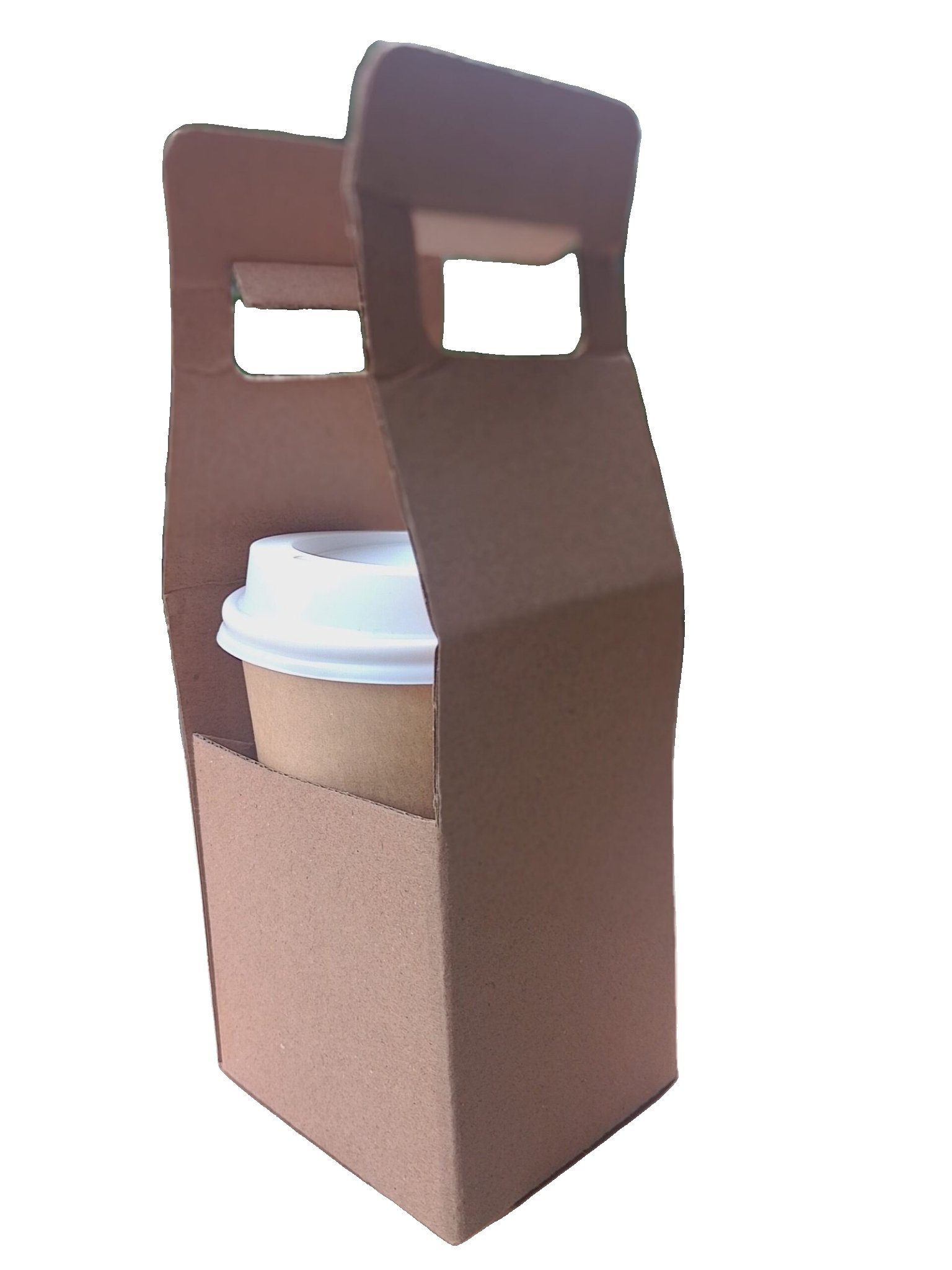Kraft (Brown) Corrugated Single Cup Holder