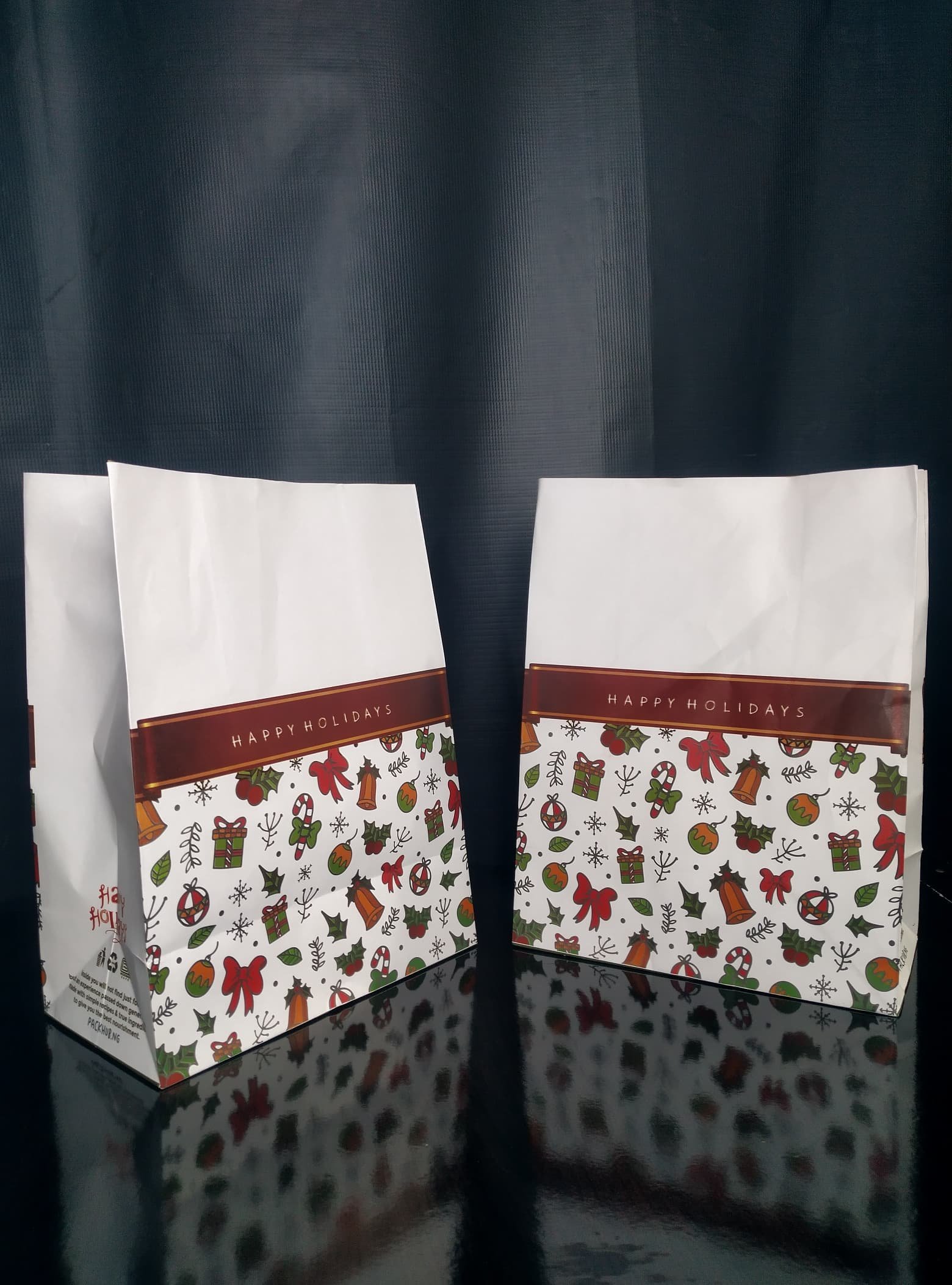 Christmas Themed Take Out Bag - Image 4