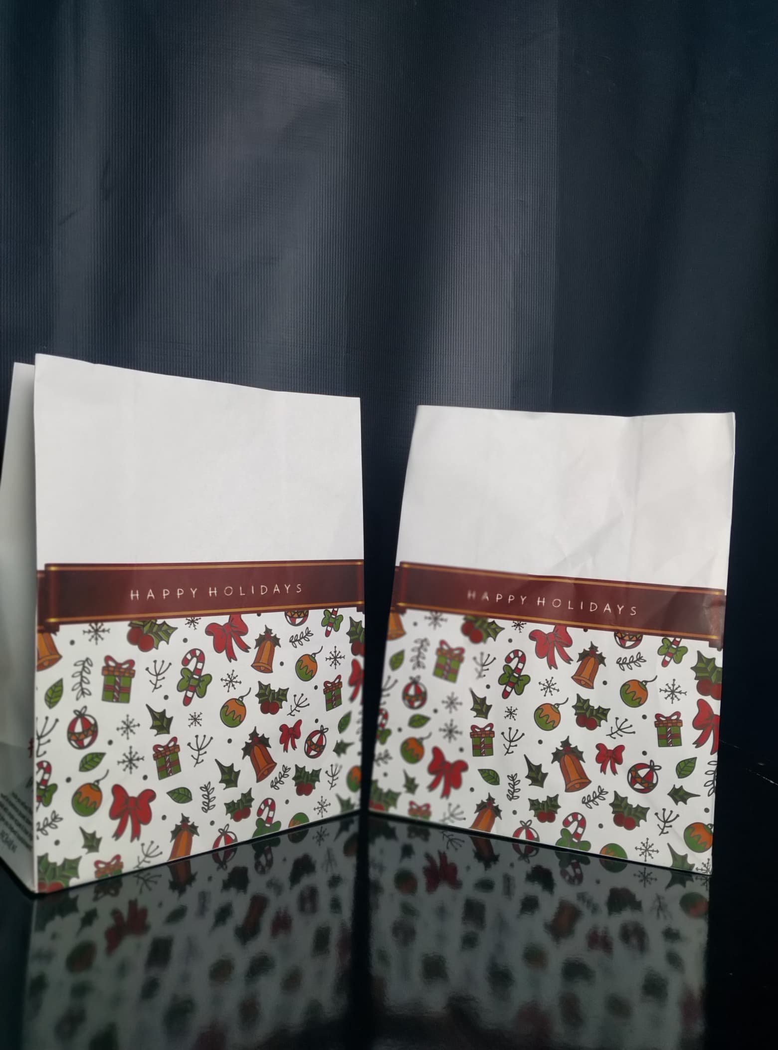 Christmas Themed Take Out Bag - Image 3