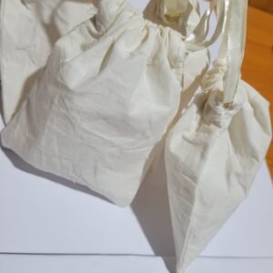 Mini White Jewelry Bag