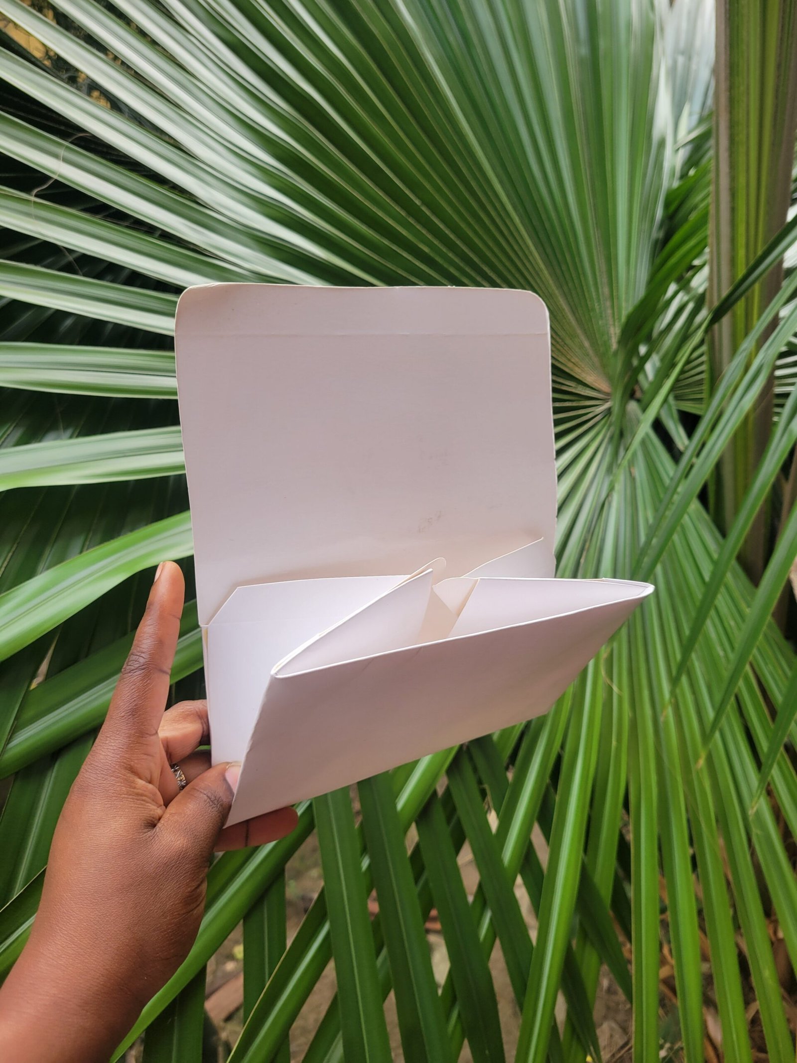 White Snack Box (Flat Bottom) - Image 2